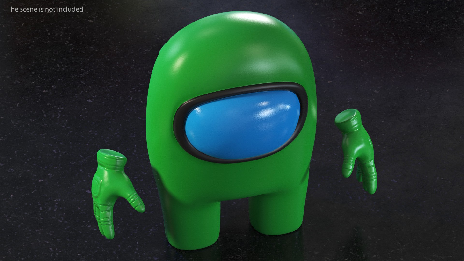 Among Us Green Character 3D - TurboSquid 2003845