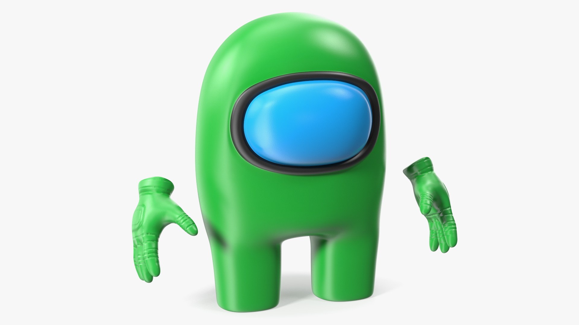 Among Us Green Character 3D - TurboSquid 2003845