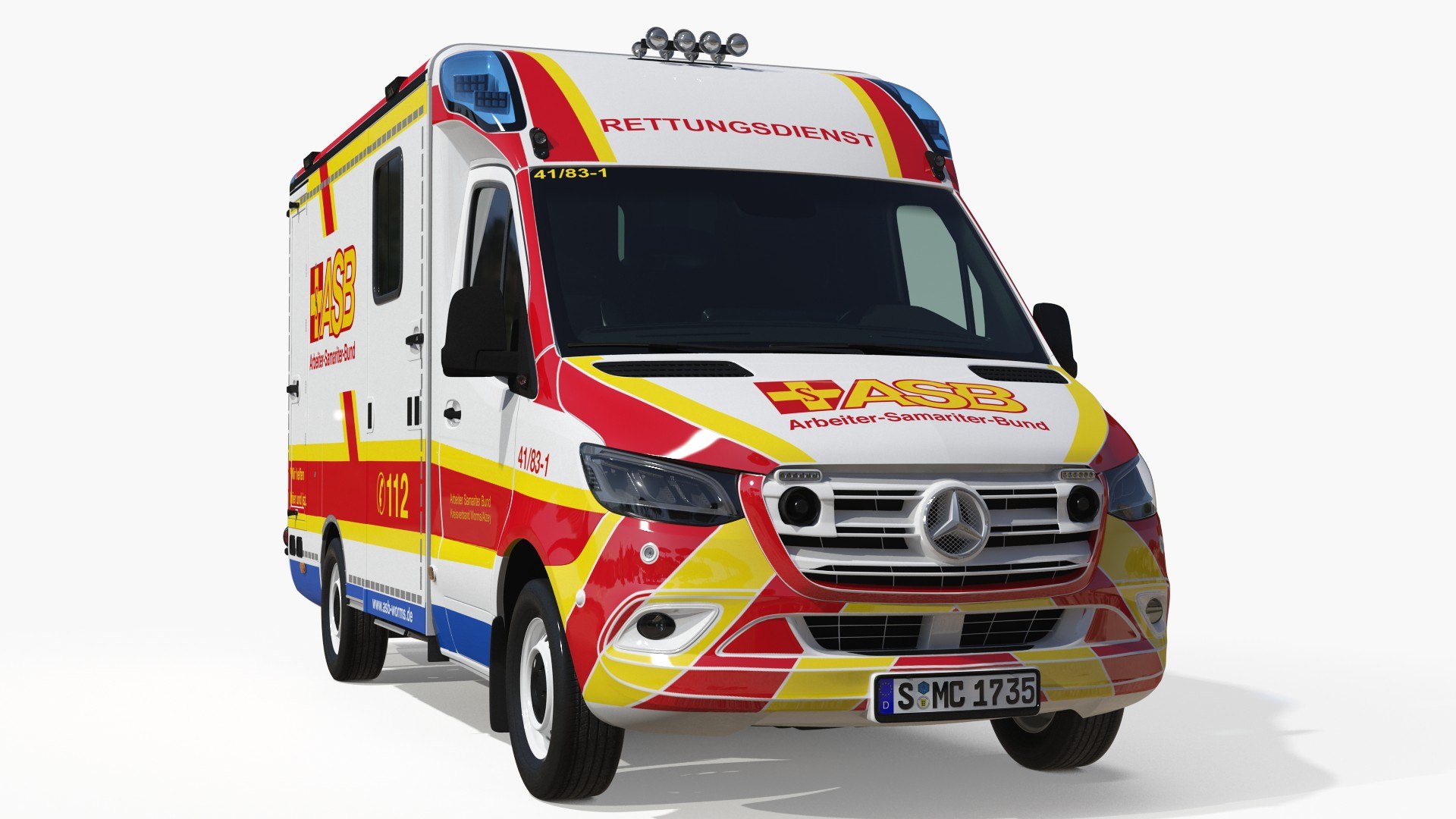 Ambulances Collection 2 3D model preview
