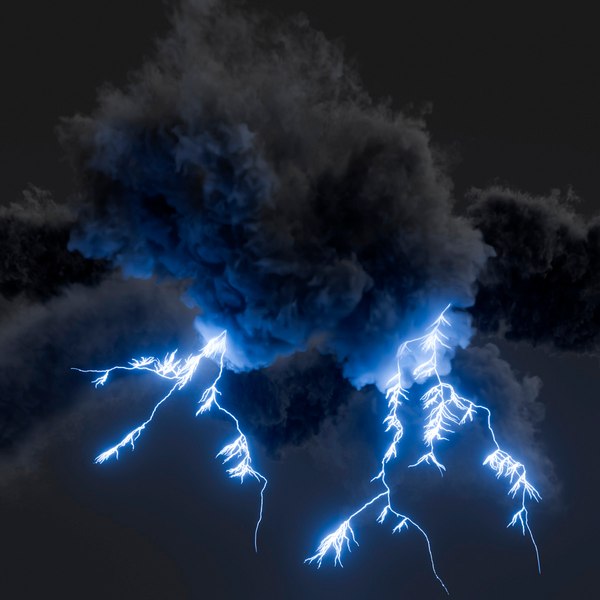 modèle 3D de Éclair atmosphérique animé pour Blender - TurboSquid 2553765