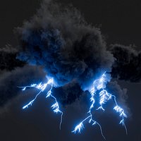 Atmospheric Lightning Flash Animated For Blender