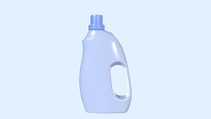 Laundry Detergent Plastic Bottle 3D