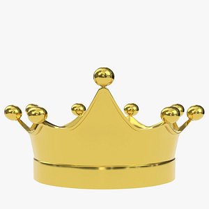 3D Gold crown 7 model