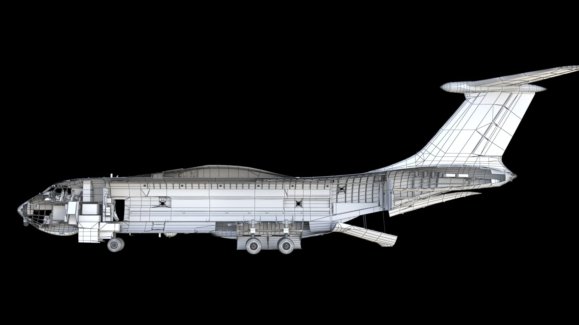 Il-76 MD-90A 3D Model - TurboSquid 2285442