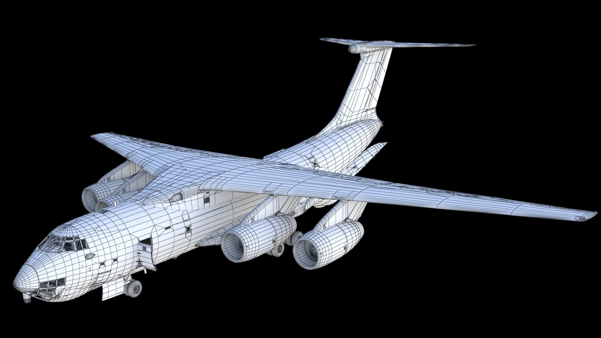 Il-76 MD-90A 3D Model - TurboSquid 2285442
