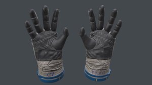 Gloves of the cosmonaut of Russia