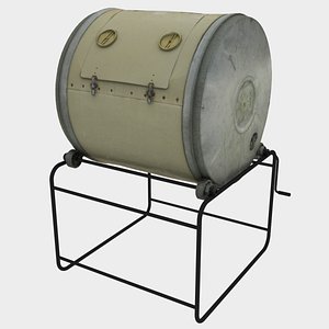 compost barrel 3D