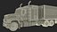 Freight Truck with Futuristic Trailer Rigged for Maya 3D
