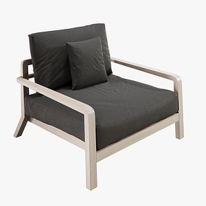 3D Outdoor chair