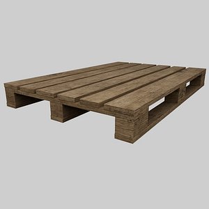 3D Wooden Pallet