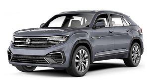 3D Volkswagen Atlas Cross Sport R-Line 2021