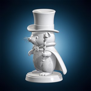 Magician Baby Otter 3D Print Model 3D model