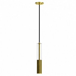 3D Aged Brass Siren Modern Pendant