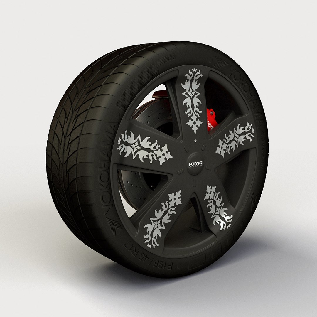 Kmc Ink D Rim 3d 3ds