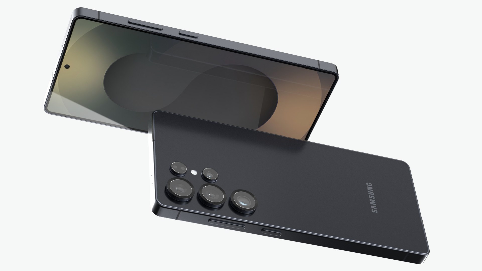 Samsung Galaxy S25 Ultra Titanium Jet Black 3D Model - TurboSquid 2344418