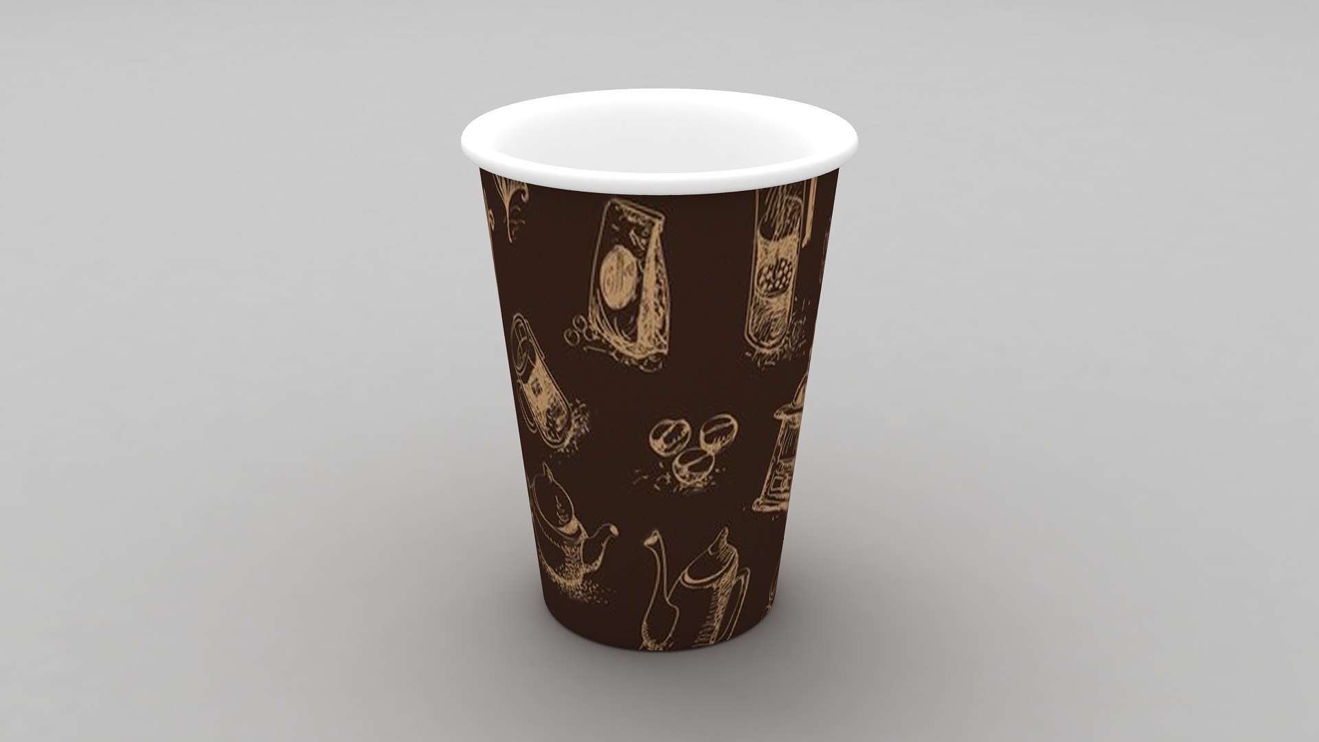 Paper Cup 3D Model - TurboSquid 2181705
