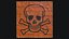 Poison Warning Tarpaulin Sheet 4x4m