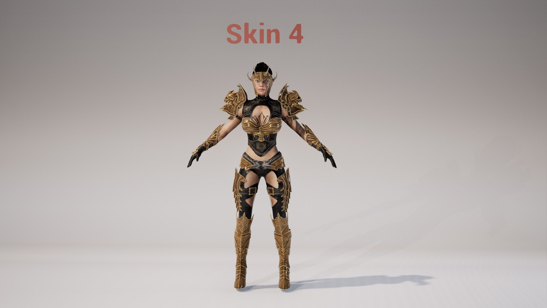 3d Female Warrior 03 Model Turbosquid 2147097