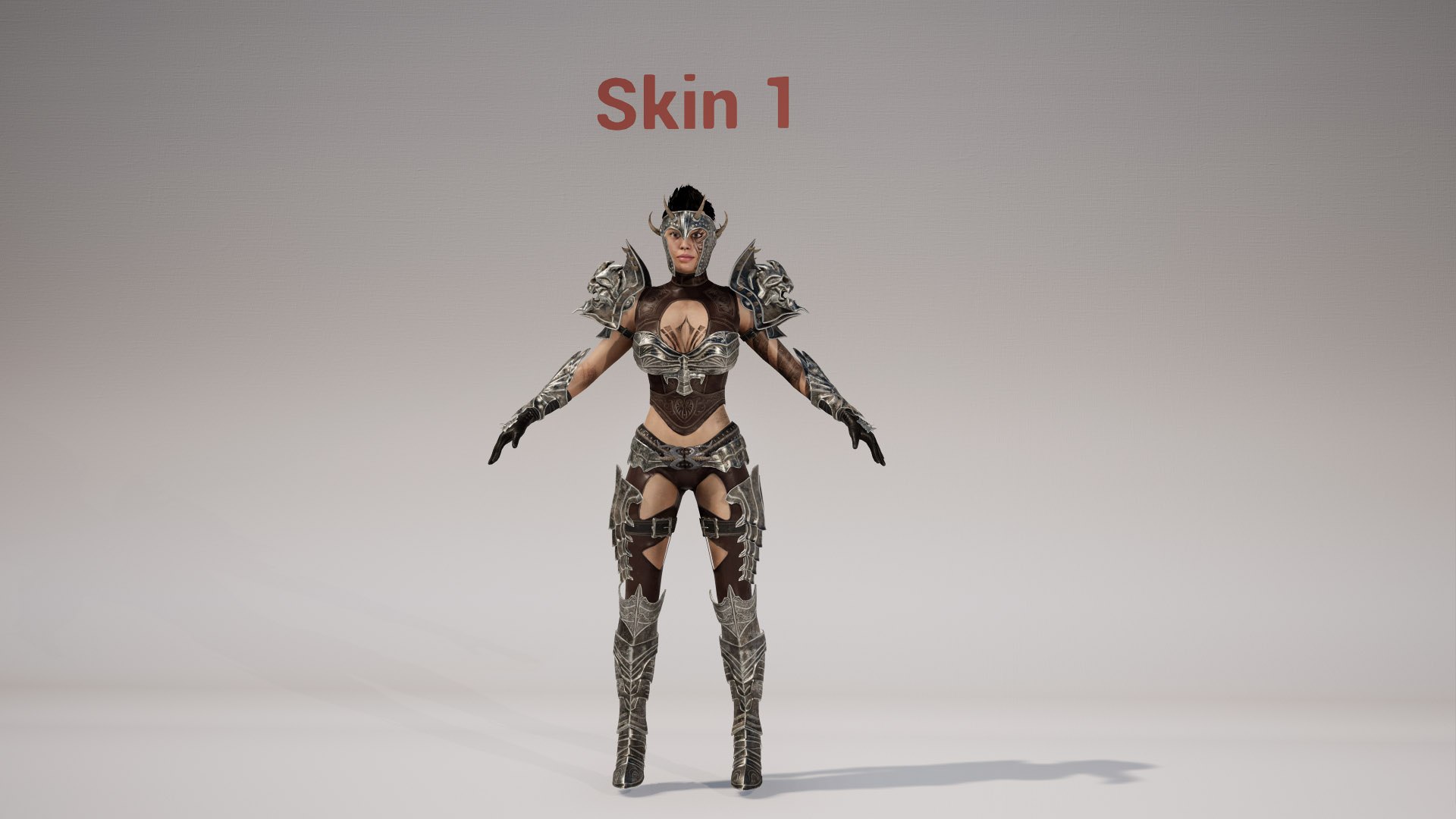 3d Female Warrior 03 Model Turbosquid 2147097