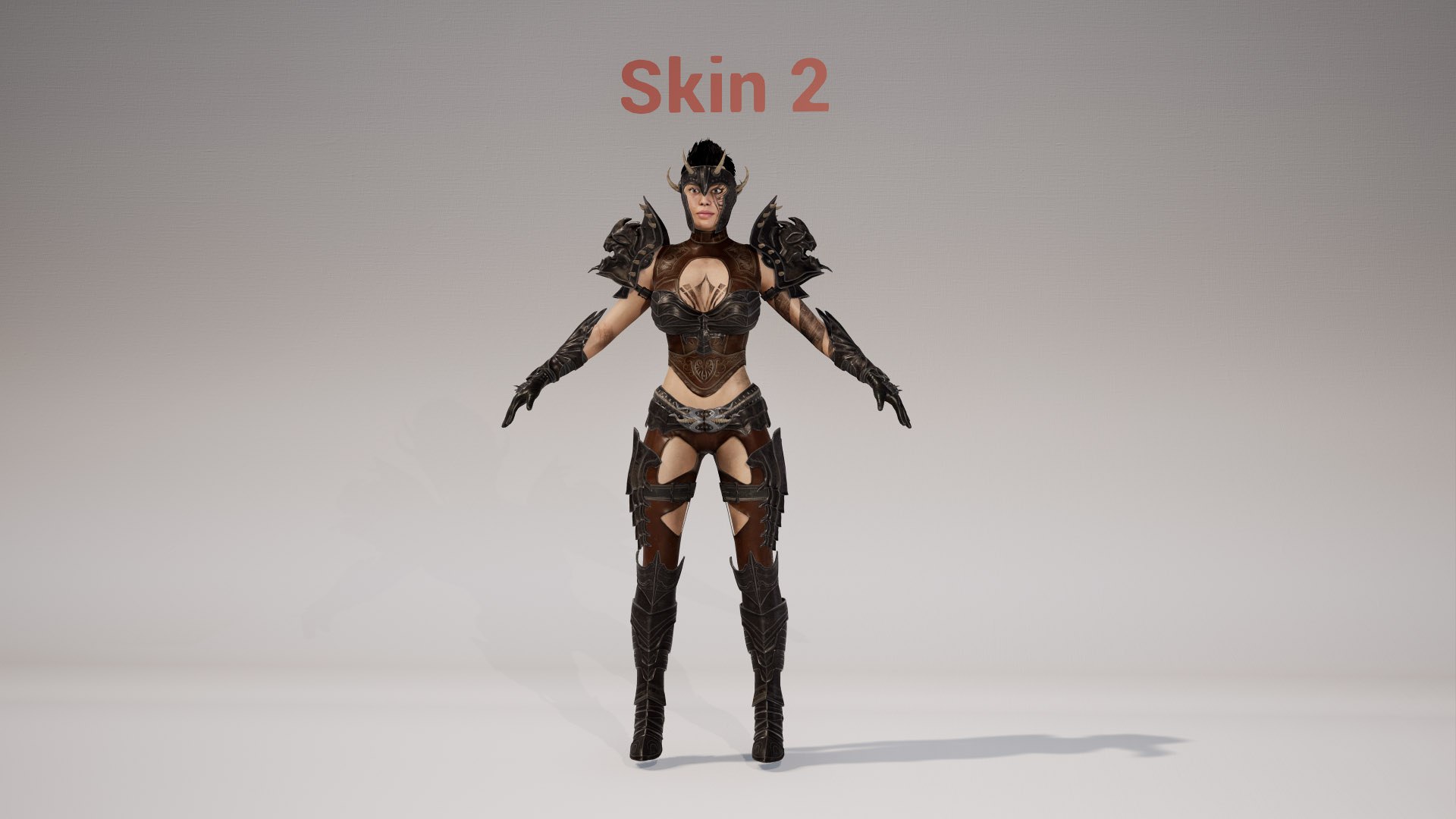 3d Female Warrior 03 Model Turbosquid 2147097