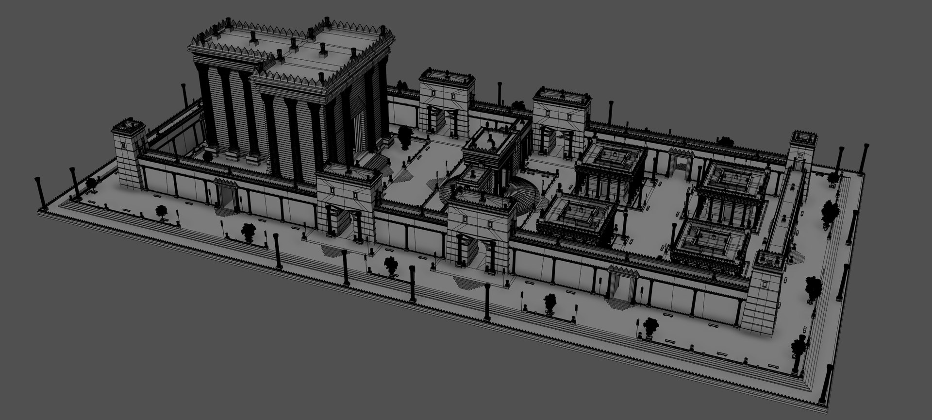 Temple Herod Environment 3D Model - TurboSquid 2294512