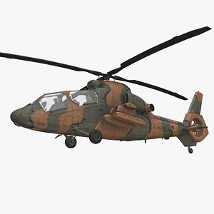 3D model Helicopter OH-1 JGSDF Basic Animation --444--