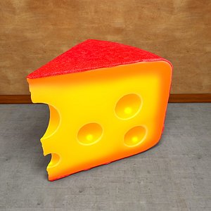 Cheese very detailed Piece of
