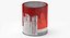 Paint Can Size 03 White Clean and Generic Label