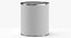 Paint Can Size 03 White Clean and Generic Label