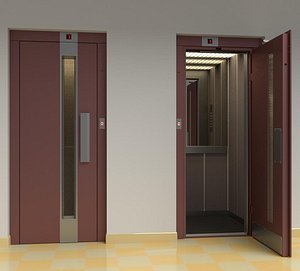 Vintage european elevator