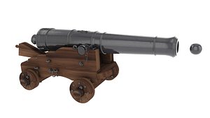 canon ship 3d model