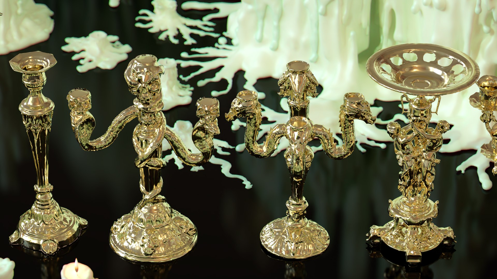 Ornate Candles CandleHolders and Wax Sculptures - 133 Models Set 3D https://p.turbosquid.com/ts-thumb/ma/u2WKF9/Kb/11/jpg/1767293453/1920x1080/fit_q87/7f83c48a5ebb567d0ddf61cfc2a00dd14a603949/11.jpg