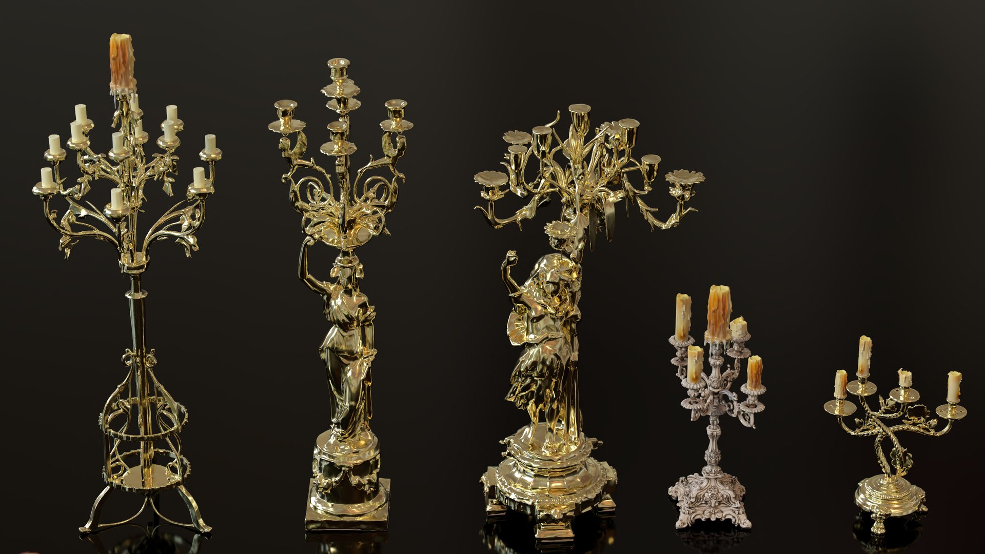 Ornate Candles CandleHolders and Wax Sculptures - 133 Models Set 3D https://p.turbosquid.com/ts-thumb/ma/u2WKF9/L8/28/jpg/1767293462/1920x1080/fit_q87/4f123103e9075e445ccd132d26c708f3595fc454/28.jpg