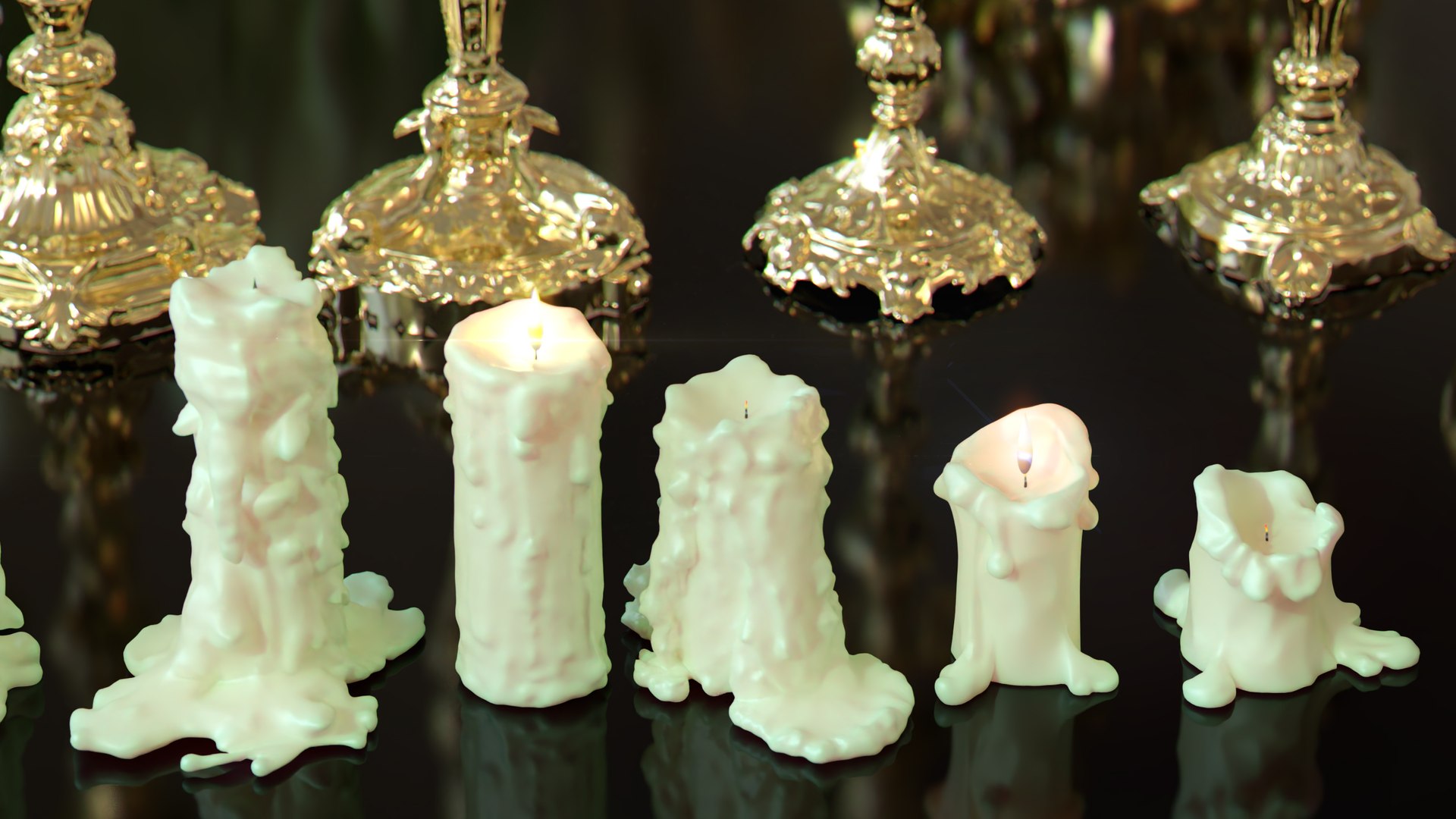 Ornate Candles CandleHolders and Wax Sculptures - 133 Models Set 3D https://p.turbosquid.com/ts-thumb/ma/u2WKF9/R5/080000000/jpg/1767293451/1920x1080/fit_q87/1d2219e8bb123395eaf0bbe283275642c4e1e42f/080000000.jpg