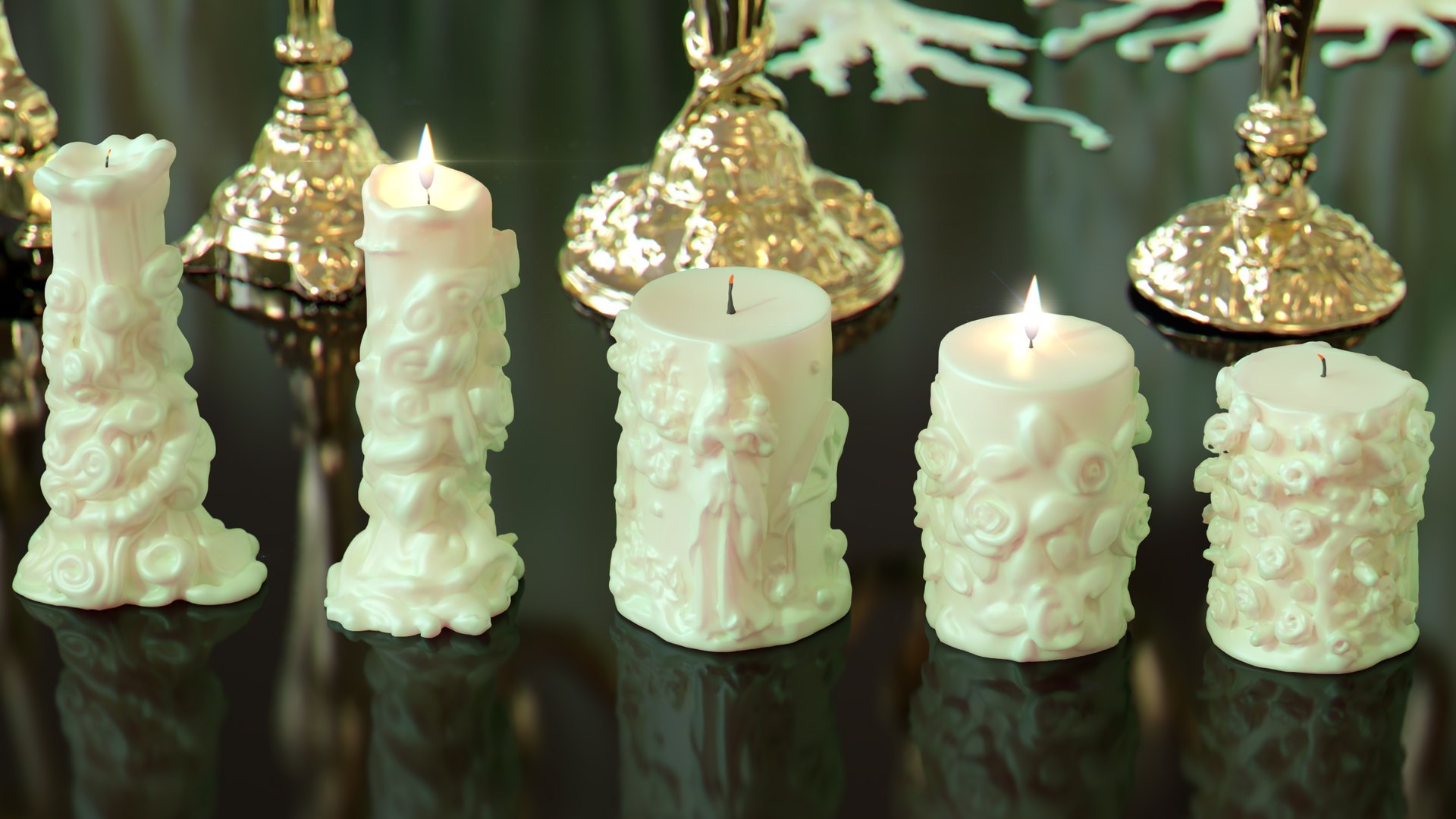 Ornate Candles CandleHolders and Wax Sculptures - 133 Models Set 3D https://p.turbosquid.com/ts-thumb/ma/u2WKF9/mT/060000000/jpg/1767293451/1920x1080/fit_q87/98b1f3594039590ab4e167c2b4effd1dac2d9ef7/060000000.jpg