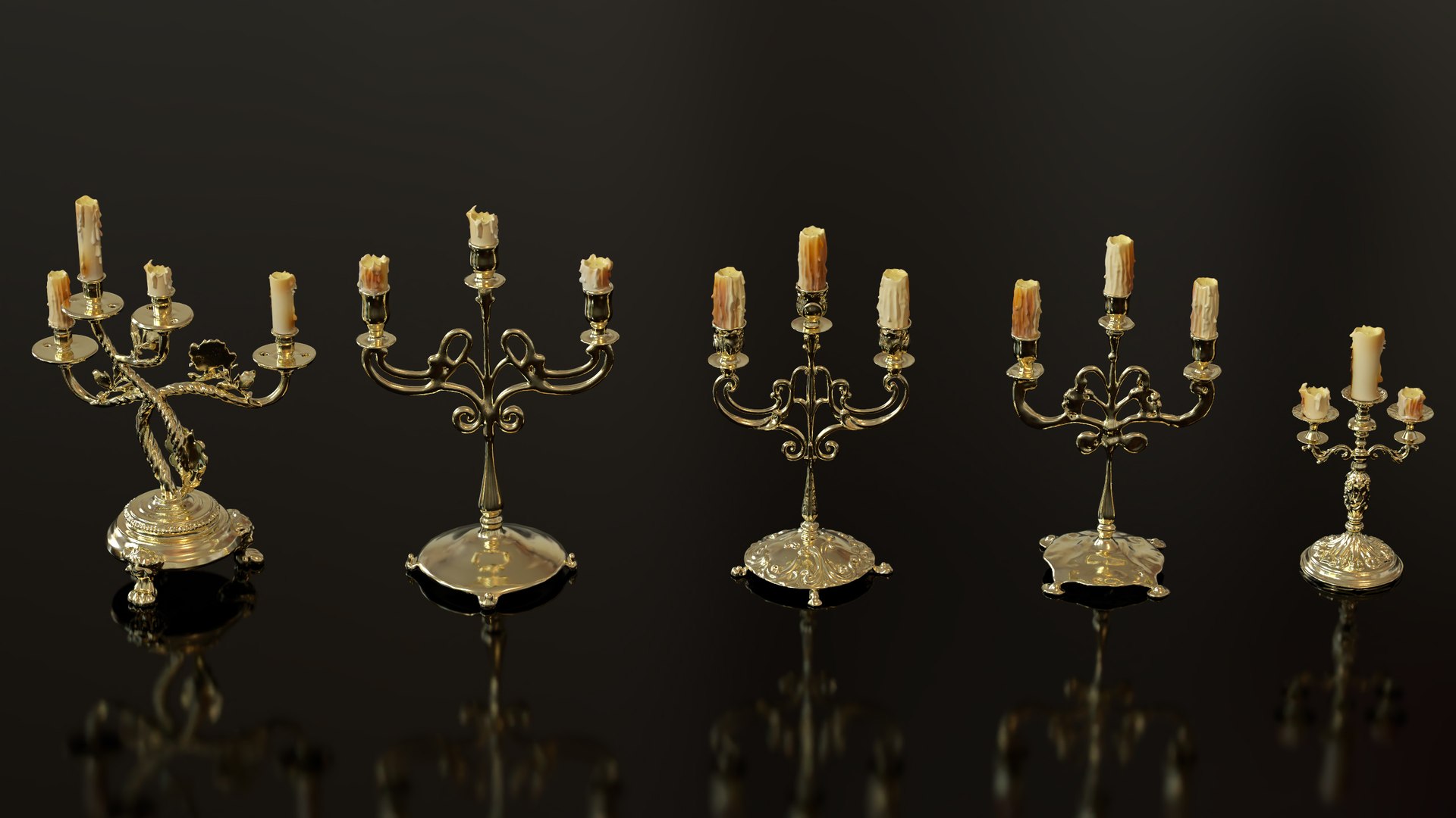 Ornate Candles CandleHolders and Wax Sculptures - 133 Models Set 3D https://p.turbosquid.com/ts-thumb/ma/u2WKF9/px/29/jpg/1767293462/1920x1080/fit_q87/7666d45aad75f0052e8ac12b7489d955bd702bdf/29.jpg