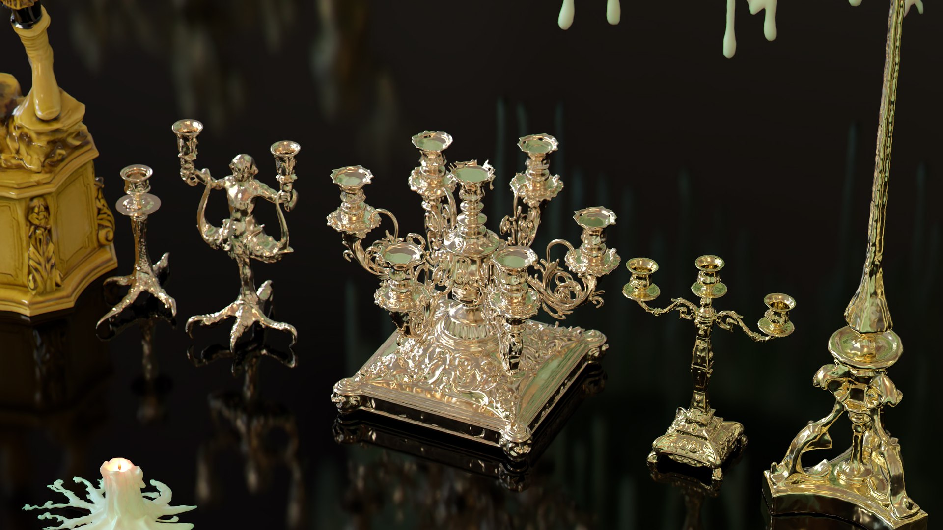 Ornate Candles CandleHolders and Wax Sculptures - 133 Models Set 3D https://p.turbosquid.com/ts-thumb/ma/u2WKF9/t9/22/jpg/1767293458/1920x1080/fit_q87/3f4f455056a8bde6a345974d7ef24466b5c73411/22.jpg