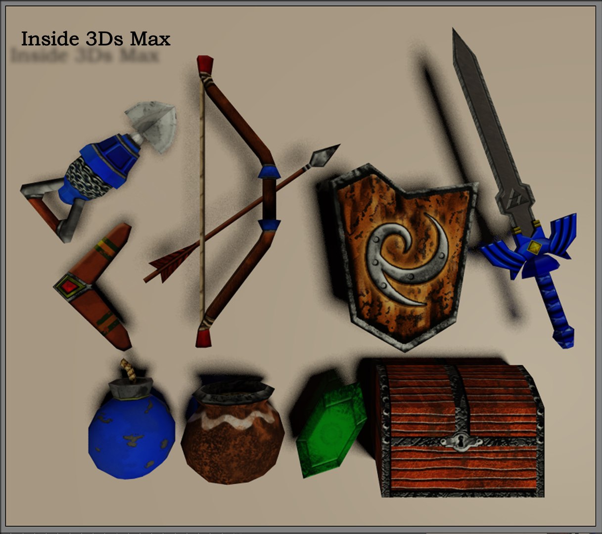 Free Obj Model Video Games Zelda