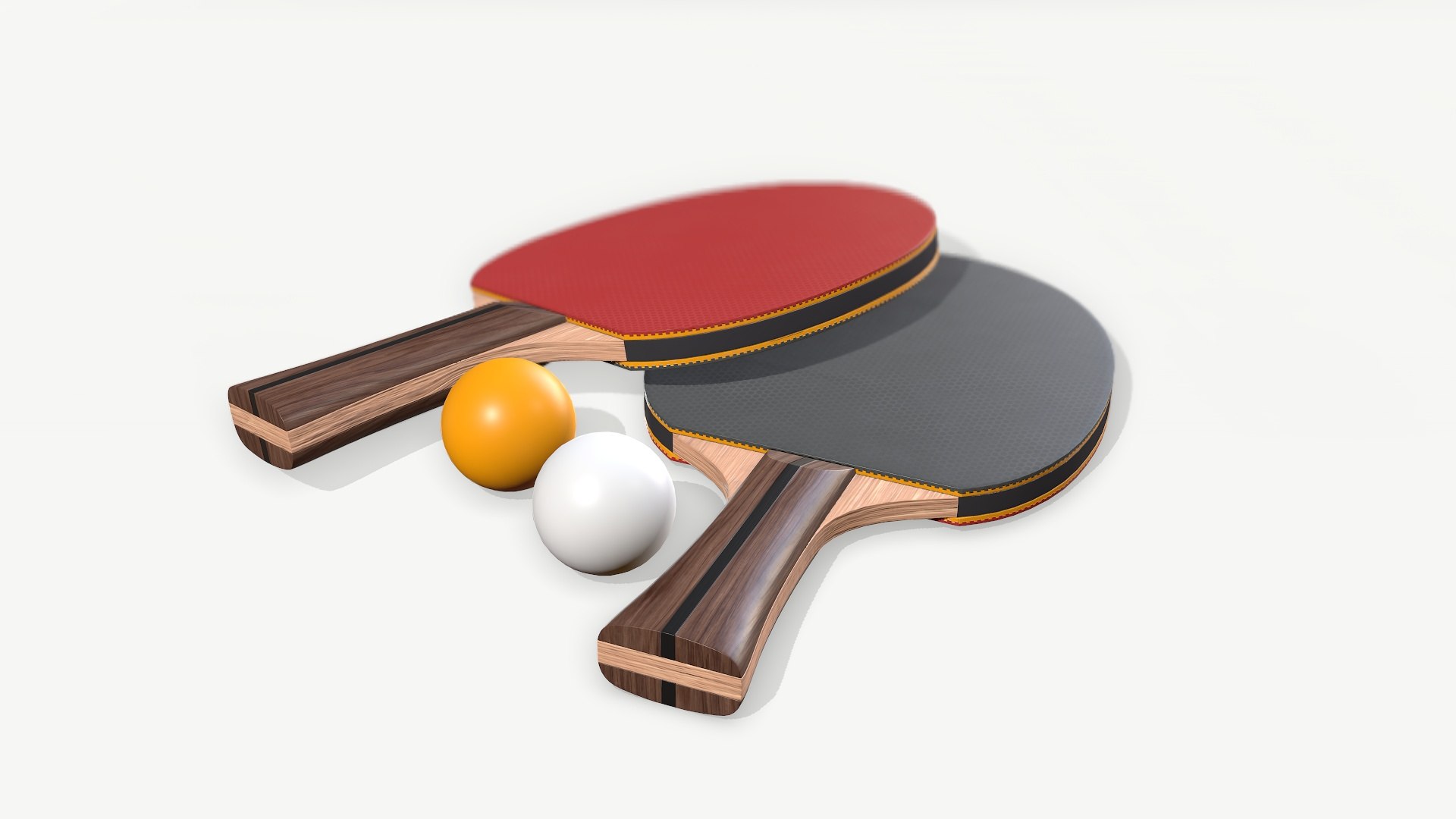 Table Tennis Paddle 3D model TurboSquid 1806361