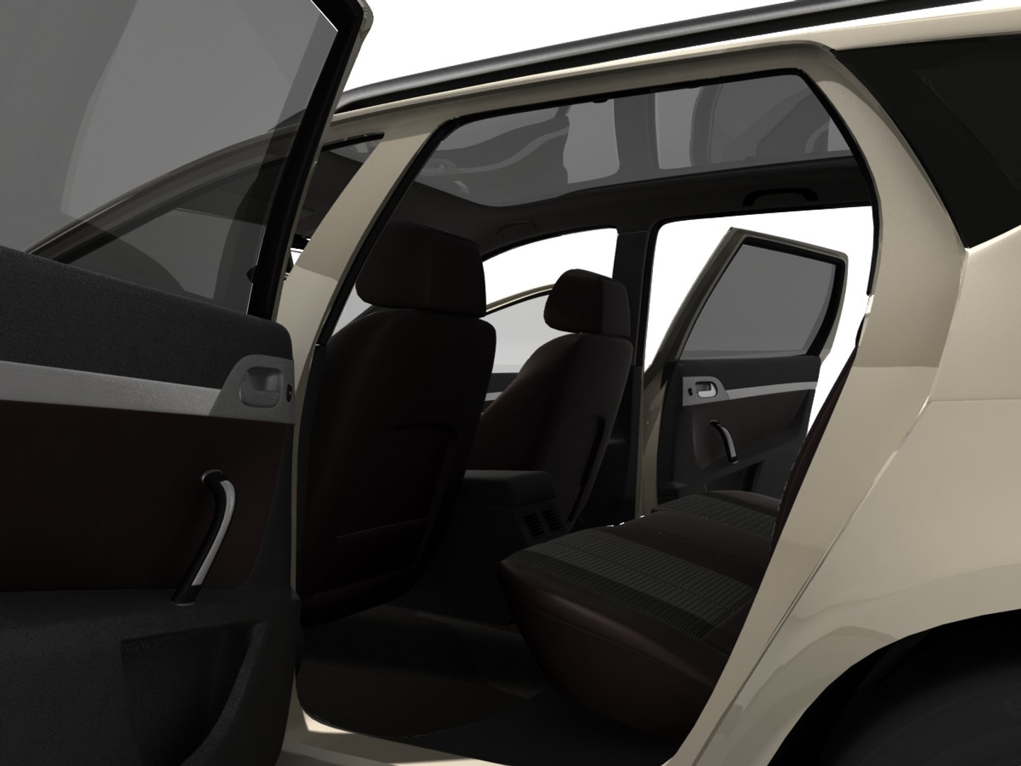 Peugeot 407 SW With Interior 3D Model - TurboSquid 2158001