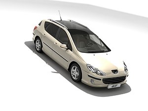 Peugeot 407 SW with interior