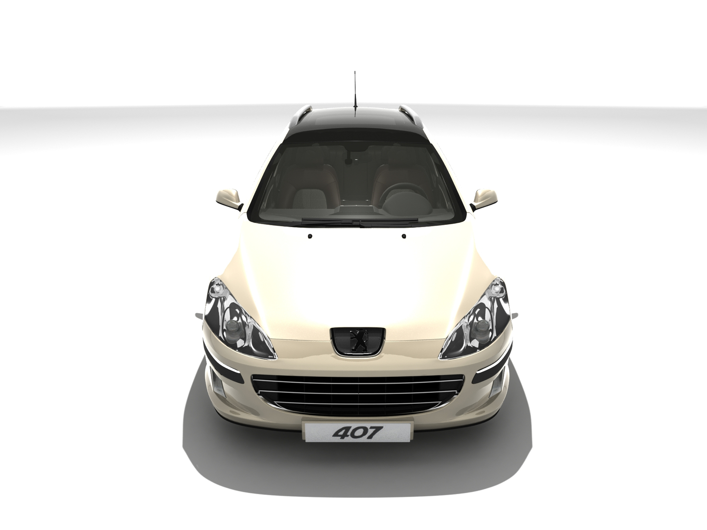Peugeot 407 SW With Interior 3D Model - TurboSquid 2158001