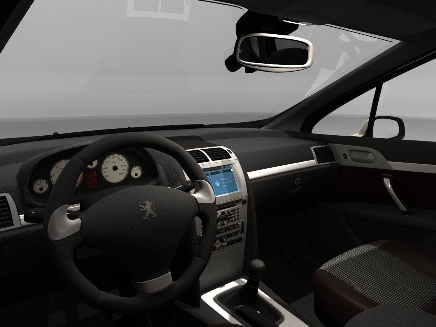 Peugeot 407 SW With Interior 3D Model - TurboSquid 2158001