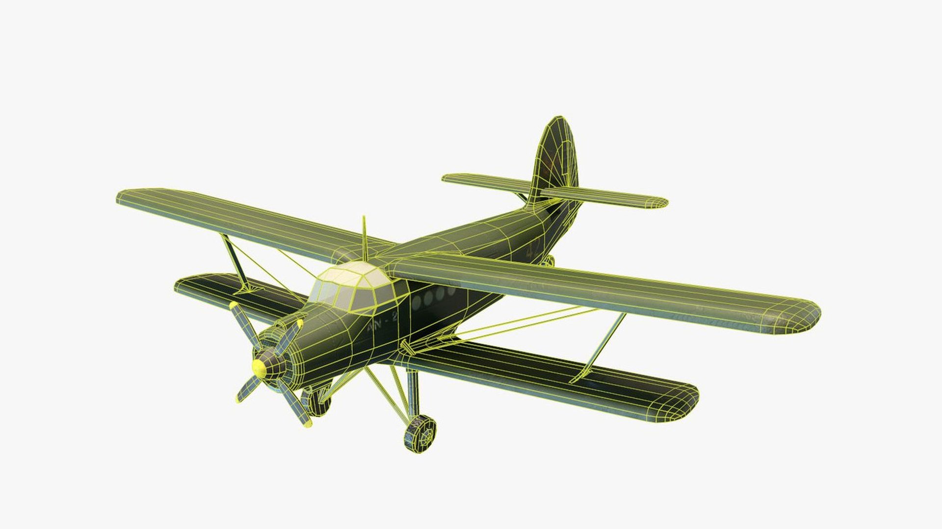 3D AN 2 Plane 3D Model - TurboSquid 2177263