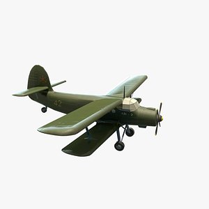 3D AN 2 plane 3D model
