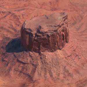 3D model arizona mountain