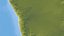 Namibia Map - 29K Realistic Satellite Terrain - Elevation