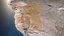 Namibia Map - 29K Realistic Satellite Terrain - Elevation