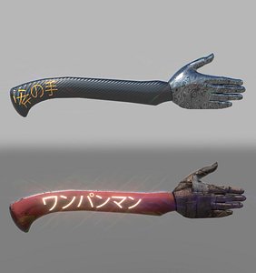 hand melee weapon kit model