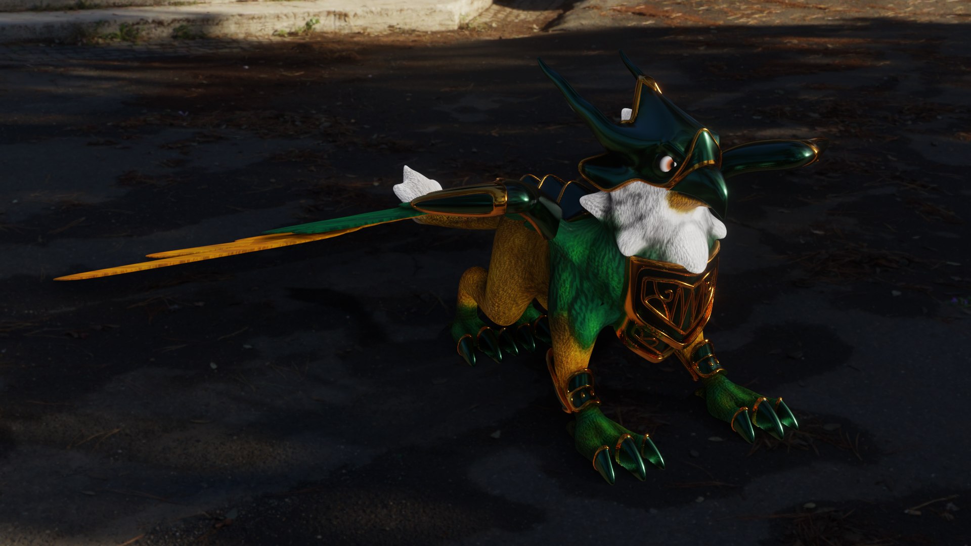 mythological creature gryphon 3D model https://p.turbosquid.com/ts-thumb/mb/Cvjl82/Gu5Z2OpO/griffin_01/jpg/1603783224/1920x1080/fit_q87/6a83a39ad747bbd42b21c7f964e5fa5c27e15c8f/griffin_01.jpg